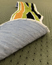 Load image into Gallery viewer, Leila the green bacon rug
